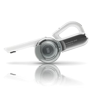 BLACK+DECKER Aspirapolvere portatile Cordless 18V con ugello girevole, 8 posizioni di pulizia, dock di ricarica e accessori, PV1820L-QW