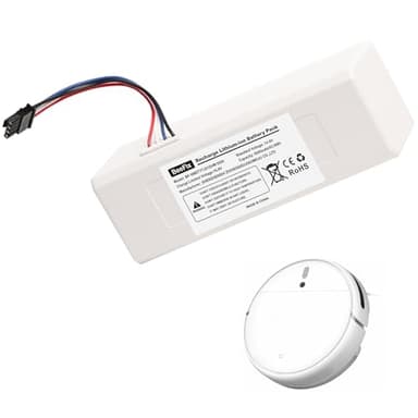 Batteria di ricambio 6500mAh per Xiaomi Mijia 1C STYTJ01ZHM 14,4V agli ioni di litio aspirapolvere Robotic Vacuum Battery