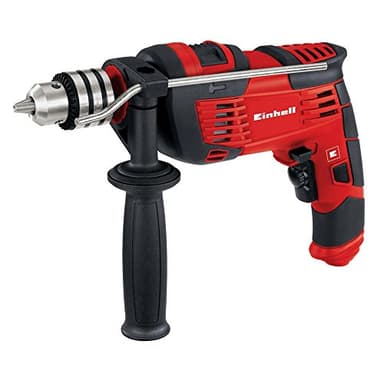 Einhell TC-ID 1000 E Trapano a Percussione, Impugnatura Antiscivolo, 1000 W, Rosso, Nero