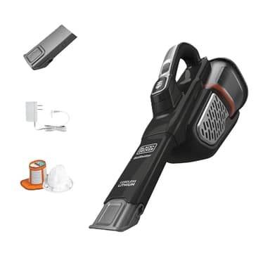 BLACK+DECKER dustbuster Handheld Vacuum, Cordless, AdvancedClean+ , Black (HHVK515J00FF)